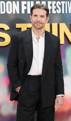 Celebrities attend the ˜Is This Thing On?™ headline gala screening during The 69th BFI London Film Festival at The Royal Festival Hall, London Featuring: Bradley Cooper Where: London, United Kingdom When: 14 Oct 2025 Credit: Cover Images EDITORIAL USE ONLY. NOT FOR USE BY NEWSPAPERS BASED IN THE UK. Copyright: xx coverimg55178772