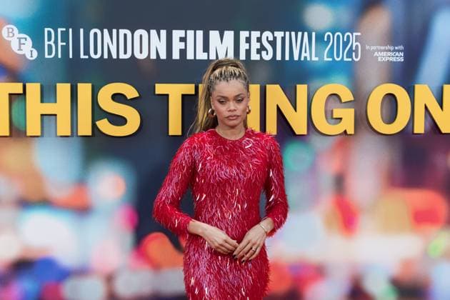 Is This Thing On? Gala at 69th BFI London Film Festival LONDON, UNITED KINGDOM - OCTOBER 14: Andra Day attends the UK premiere of Is This Thing On? during the 69th BFI London Film Festival at the Royal Festival Hall in London, United Kingdom on October 14, 2025. Wiktor Szymanowicz Anadolu London United Kingdom. Editorial use only. Please get in touch for any other usage.  Copyright: x2025xAnadoluxWiktorxSzymanowiczx
