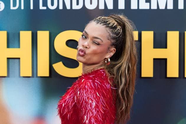 Is This Thing On? Gala at 69th BFI London Film Festival LONDON, UNITED KINGDOM - OCTOBER 14: Andra Day attends the UK premiere of Is This Thing On? during the 69th BFI London Film Festival at the Royal Festival Hall in London, United Kingdom on October 14, 2025. Wiktor Szymanowicz Anadolu London United Kingdom. Editorial use only. Please get in touch for any other usage.  Copyright: x2025xAnadoluxWiktorxSzymanowiczx