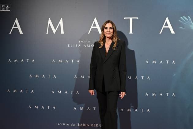 Milan, Premiere of the film Amata, Anteo Cinema. Pictured: Elisa Amoruso  Copyright: xSimonexComix xipa-agency.netx xComi Terenghix IPA_Agency_IPA66550739