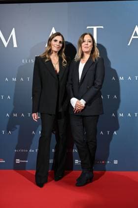 Milan, Premiere of the film Amata, Cinema Anteo. Pictured are Elisa Amoruso and Ilaria Bernardini.  Copyright: xSimonexComix xipa-agency.netx xComi Terenghix IPA_Agency_IPA66550756