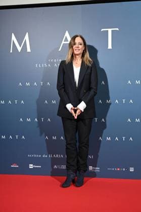 Milan, Premiere of the film Amata, Cinema Anteo. Pictured: Ilaria Bernardini  Copyright: xSimonexComix xipa-agency.netx xComi Terenghix IPA_Agency_IPA66550769