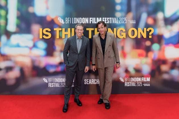 Is This Thing On? Gala at 69th BFI London Film Festival LONDON, UNITED KINGDOM - OCTOBER 14: John Bishop and Will Arnett attend the UK premiere of Is This Thing On? during the 69th BFI London Film Festival at the Royal Festival Hall in London, United Kingdom on October 14, 2025. Wiktor Szymanowicz Anadolu London United Kingdom. Editorial use only. Please get in touch for any other usage.  Copyright: x2025xAnadoluxWiktorxSzymanowiczx