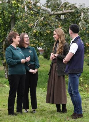 The Prince and Princess of Wales Visit Northern Ireland 14 10 2025. Portadown, Craigavon, UK. The Prince and Princess of Wales during a visit to Long Meadow Cider in Portadown, Craigavon, Northern Ireland., Credit:Pete Maclaine Avalon United Kingdom, England, Portadown, Craigavon  Copyright: xPetexMaclainex xAvalonx 1045500286