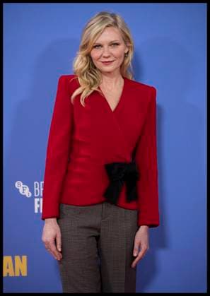 . 14 10 2025. London, United Kingdom. Kirsten Dunst arriving at the Roofman premiere at the London Film Festival.  xStephenxLockx xi-Imagesx IIM-26297-0017