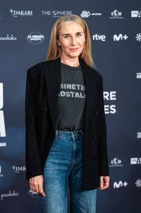 October 14, 2025, Madrid, Madrid, SPAIN: Mona Martinez attends the premiere of La Deuda in Madrid, the new Spanish film directed by and starring Daniel Guzman. Madrid SPAIN - ZUMAc270 20251014_zip_c270_011 Copyright: xDavidxCruzxSanzx