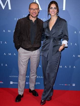 Milan, Italy: Milan - Premiere of the Film Amata, Cinema Anteo - Stefano Accorsi, Miriam Leone Milan Italy  - ZUMAp169 20251014_zea_p169_566 Copyright: xAlbertoxTerenghix