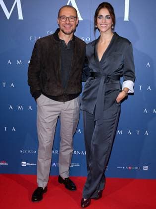 Milan, Italy: Milan - Premiere of the Film Amata, Cinema Anteo - Stefano Accorsi, Miriam Leone Milan Italy  - ZUMAp169 20251014_zea_p169_567 Copyright: xAlbertoxTerenghix