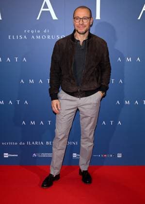 Milan, Italy: Milan - Premiere of the Film Amata, Cinema Anteo - Stefano Accorsi Milan Italy  - ZUMAp169 20251014_zea_p169_600 Copyright: xAlbertoxTerenghix
