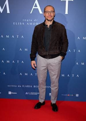 Milan, Italy: Milan - Premiere of the Film Amata, Cinema Anteo - Stefano Accorsi Milan Italy  - ZUMAp169 20251014_zea_p169_602 Copyright: xAlbertoxTerenghix