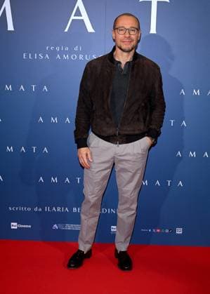 Milan, Italy: Milan - Premiere of the Film Amata, Cinema Anteo - Stefano Accorsi Milan Italy  - ZUMAp169 20251014_zea_p169_603 Copyright: xAlbertoxTerenghix