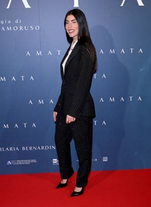 Milan, Italy: Milan - Premiere of the Film Amata, Cinema Anteo - Bianca Atzei Milan Italy  - ZUMAp169 20251014_zea_p169_612 Copyright: xAlbertoxTerenghix