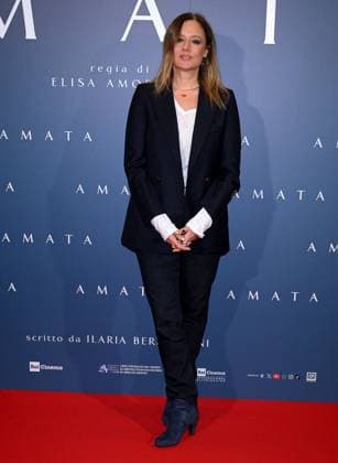 Milan, Italy: Milan - Premiere of the Film Amata, Cinema Anteo - Ilaria Bernardini Milan Italy  - ZUMAp169 20251014_zea_p169_613 Copyright: xAlbertoxTerenghix