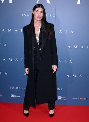 Milan, Italy: Milan - Premiere of the Film Amata, Cinema Anteo - Bianca Atzei Milan Italy  - ZUMAp169 20251014_zea_p169_623 Copyright: xAlbertoxTerenghix