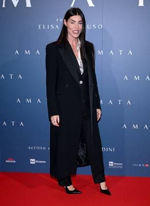 Milan, Italy: Milan - Premiere of the Film Amata, Cinema Anteo - Bianca Atzei Milan Italy  - ZUMAp169 20251014_zea_p169_625 Copyright: xAlbertoxTerenghix