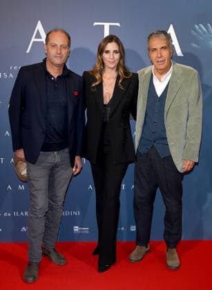 Milan, Italy: Milan - Premiere of the Film Amata, Cinema Anteo - Elisa Amoroso, Francesco Melzi D Eril, Benedetto Habib Milan Italy  - ZUMAp169 20251014_zea_p169_632 Copyright: xAlbertoxTerenghix