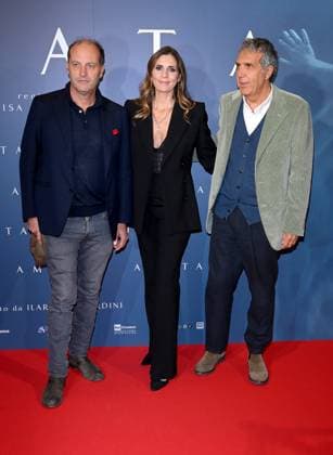 Milan, Italy: Milan - Premiere of the Film Amata, Cinema Anteo - Elisa Amoroso, Francesco Melzi D Eril, Benedetto Habib Milan Italy  - ZUMAp169 20251014_zea_p169_633 Copyright: xAlbertoxTerenghix
