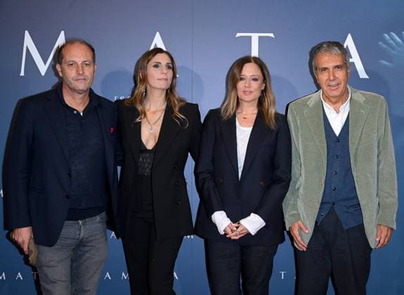 Milan, Italy: Milan - Premiere of the Film Amata, Cinema Anteo - Elisa Amoroso, Francesco Melzi D Eril, Benedetto Habib, Ilaria Bernardini Milan Italy  - ZUMAp169 20251014_zea_p169_637 Copyright: xAlbertoxTerenghix