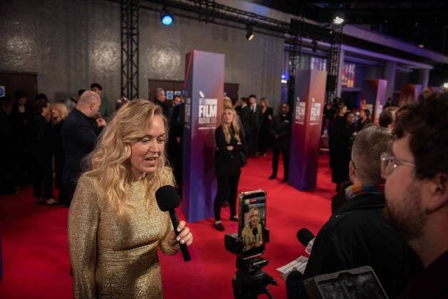 October 14, 2025, London, United Kingdom: Lynette Howell Taylor attends the Roofman Headline Gala at the 69th BFI London Film Festival at The Royal Festival Hall. Roofman Headline Gala - The 69th BFI London Film Festival London United Kingdom - ZUMAs197 20251014_aaa_s197_254 Copyright: xLoredanaxSangiulianox