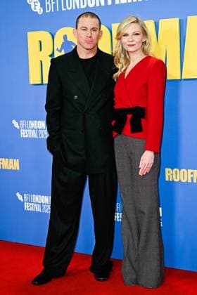 London BFI Roofman Premiere Channing Tatum and Kirsten Dunst attending the Roofman Premiere as part of the BFI London Film Festival in London, England on October 14, 2025. Photo by Aurore Marechal ABACAPRESS.COM London  Copyright: xMarechalxAurore ABACAx