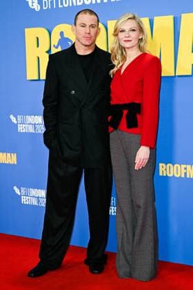 London BFI Roofman Premiere Channing Tatum and Kirsten Dunst attending the Roofman Premiere as part of the BFI London Film Festival in London, England on October 14, 2025. Photo by Aurore Marechal ABACAPRESS.COM London  Copyright: xMarechalxAurore ABACAx