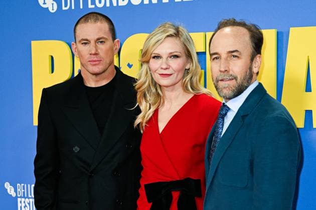 London BFI Roofman Premiere Channing Tatum, Kirsten Dunst and Derek Cianfrance attending the Roofman Premiere as part of the BFI London Film Festival in London, England on October 14, 2025. Photo by Aurore Marechal ABACAPRESS.COM London  Copyright: xMarechalxAurore ABACAx