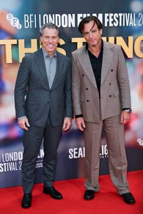 London BFI Is This Thing On Premiere John Bishop and Will Arnett attending the Is This Thing On? Premiere as part of the BFI London Film Festival in London, England on October 14, 2025. Photo by Aurore Marechal ABACAPRESS.COM London  Copyright: xMarechalxAurore ABACAx