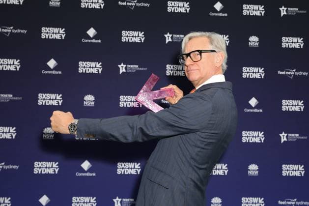 October 15, 2025: Film Director PAUL FEIG receives the inaugural SXSW Sydney Screen Pioneer Award at SXSW Sydney 2025 at the ICC on October 15, 2025 in Sydney, NSW Australia - ZUMAa155 20251015_aaa_a155_002 Copyright: xChristopherxKhouryx