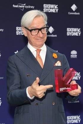 October 15, 2025: Film Director PAUL FEIG receives the inaugural SXSW Sydney Screen Pioneer Award at SXSW Sydney 2025 at the ICC on October 15, 2025 in Sydney, NSW Australia - ZUMAa155 20251015_aaa_a155_008 Copyright: xChristopherxKhouryx