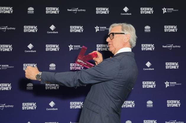 October 15, 2025: Film Director PAUL FEIG receives the inaugural SXSW Sydney Screen Pioneer Award at SXSW Sydney 2025 at the ICC on October 15, 2025 in Sydney, NSW Australia - ZUMAa155 20251015_aaa_a155_010 Copyright: xChristopherxKhouryx