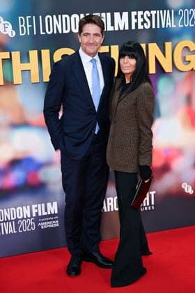 London BFI Is This Thing On Premiere Kris Thykier and Claudia Winkleman attending the Is This Thing On? Premiere as part of the BFI London Film Festival in London, England on October 14, 2025. Photo by Aurore Marechal ABACAPRESS.COM London  Copyright: xMarechalxAurore ABACAx