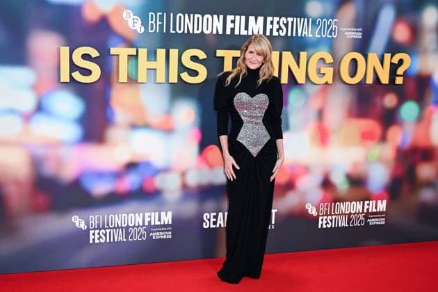 London BFI Is This Thing On Premiere Laura Dern attending the Is This Thing On? Premiere as part of the BFI London Film Festival in London, England on October 14, 2025. Photo by Aurore Marechal ABACAPRESS.COM London  Copyright: xMarechalxAurore ABACAx