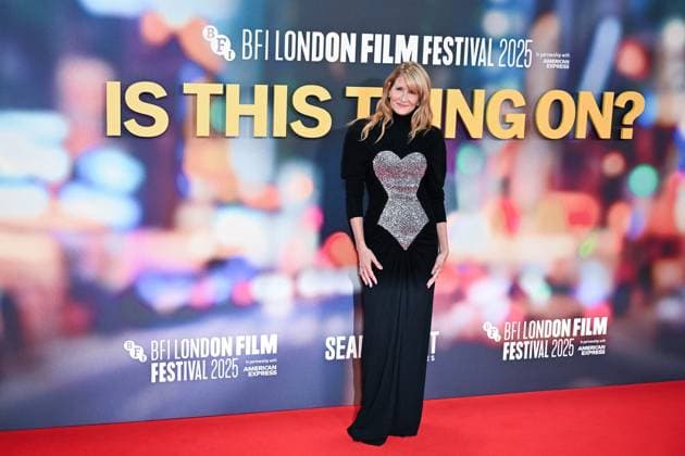 London BFI Is This Thing On Premiere Laura Dern attending the Is This Thing On? Premiere as part of the BFI London Film Festival in London, England on October 14, 2025. Photo by Aurore Marechal ABACAPRESS.COM London  Copyright: xMarechalxAurore ABACAx