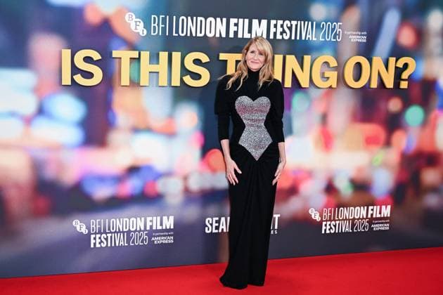 London BFI Is This Thing On Premiere Laura Dern attending the Is This Thing On? Premiere as part of the BFI London Film Festival in London, England on October 14, 2025. Photo by Aurore Marechal ABACAPRESS.COM London  Copyright: xMarechalxAurore ABACAx