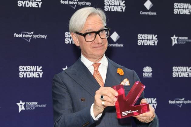 October 15, 2025: Film Director PAUL FEIG receives the inaugural SXSW Sydney Screen Pioneer Award at SXSW Sydney 2025 at the ICC on October 15, 2025 in Sydney, NSW Australia - ZUMAa155 20251015_aaa_a155_007 Copyright: xChristopherxKhouryx