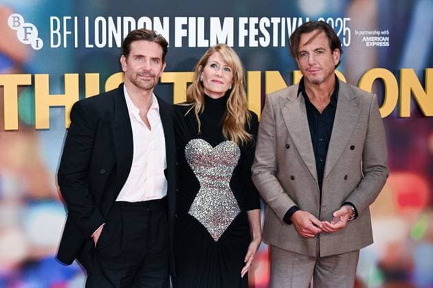 London BFI Is This Thing On Premiere Bradley Cooper, Laura Dern and Will Arnett attending the Is This Thing On? Premiere as part of the BFI London Film Festival in London, England on October 14, 2025. Photo by Aurore Marechal ABACAPRESS.COM London  Copyright: xMarechalxAurore ABACAx