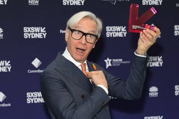 October 15, 2025: Film Director PAUL FEIG receives the inaugural SXSW Sydney Screen Pioneer Award at SXSW Sydney 2025 at the ICC on October 15, 2025 in Sydney, NSW Australia - ZUMAa155 20251015_aaa_a155_012 Copyright: xChristopherxKhouryx