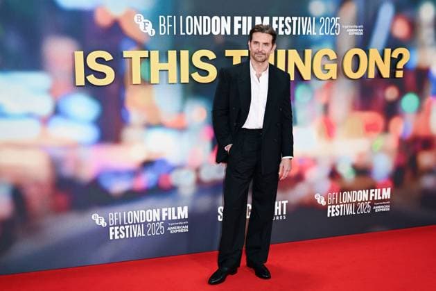 London BFI Is This Thing On Premiere Bradley Cooper attending the Is This Thing On? Premiere as part of the BFI London Film Festival in London, England on October 14, 2025. Photo by Aurore Marechal ABACAPRESS.COM London  Copyright: xMarechalxAurore ABACAx