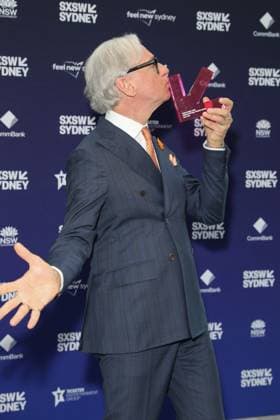 October 15, 2025: Film Director PAUL FEIG receives the inaugural SXSW Sydney Screen Pioneer Award at SXSW Sydney 2025 at the ICC on October 15, 2025 in Sydney, NSW Australia - ZUMAa155 20251015_aaa_a155_018 Copyright: xChristopherxKhouryx