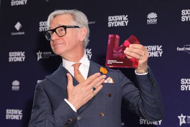 October 15, 2025: Film Director PAUL FEIG receives the inaugural SXSW Sydney Screen Pioneer Award at SXSW Sydney 2025 at the ICC on October 15, 2025 in Sydney, NSW Australia - ZUMAa155 20251015_aaa_a155_019 Copyright: xChristopherxKhouryx
