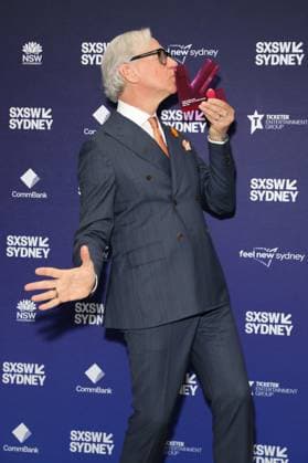 October 15, 2025: Film Director PAUL FEIG receives the inaugural SXSW Sydney Screen Pioneer Award at SXSW Sydney 2025 at the ICC on October 15, 2025 in Sydney, NSW Australia - ZUMAa155 20251015_aaa_a155_025 Copyright: xChristopherxKhouryx