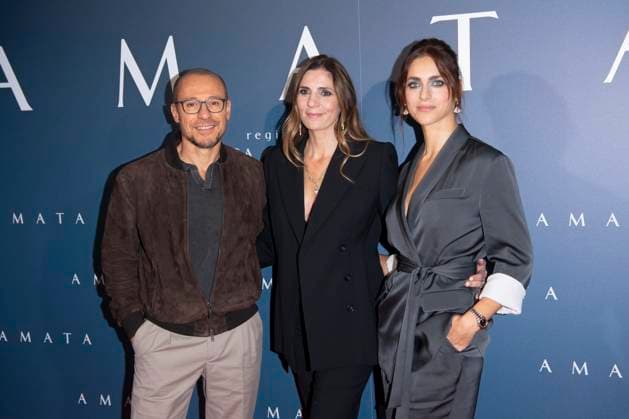 Premiere of the movie -Amata- Cinema Anteo - Milan, Italy Stefano Accorsi;Elisa Amoruso;Miriam Leone Premiere of the movie -Amata- Cinema Anteo - Milan, Italy 14th October 2025  Copyright: xJohnnyxDallaxLibera SGPx