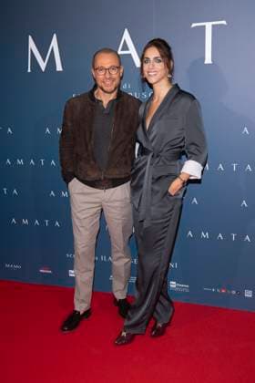 Premiere of the movie -Amata- Cinema Anteo - Milan, Italy Stefano Accorsi;Miriam Leone Premiere of the movie -Amata- Cinema Anteo - Milan, Italy 14th October 2025  Copyright: xJohnnyxDallaxLibera SGPx