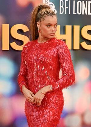 Andra Day attends Is This Thing On? Premiere during the BFI London Film Festival, at the Southbank Centre, Royal Festival Hall in London, England. UK. Tuesday 14th October 2025 Copyright: xJamesxWarrenx adz85036