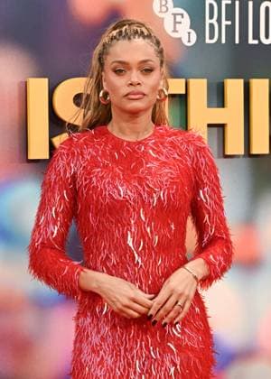 Andra Day attends Is This Thing On? Premiere during the BFI London Film Festival, at the Southbank Centre, Royal Festival Hall in London, England. UK. Tuesday 14th October 2025 Copyright: xJamesxWarrenx adz85037