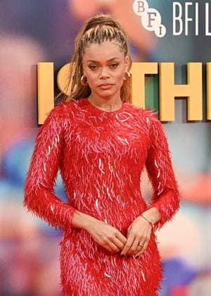 Andra Day attends Is This Thing On? Premiere during the BFI London Film Festival, at the Southbank Centre, Royal Festival Hall in London, England. UK. Tuesday 14th October 2025 Copyright: xJamesxWarrenx adz85040