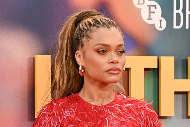 Andra Day attends Is This Thing On? Premiere during the BFI London Film Festival, at the Southbank Centre, Royal Festival Hall in London, England. UK. Tuesday 14th October 2025 Copyright: xJamesxWarrenx adz85041