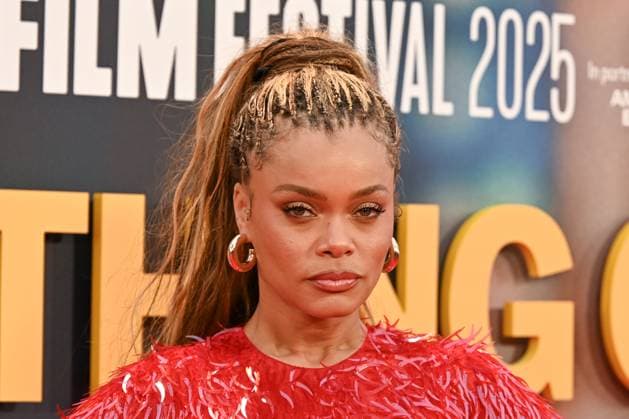 Andra Day attends Is This Thing On? Premiere during the BFI London Film Festival, at the Southbank Centre, Royal Festival Hall in London, England. UK. Tuesday 14th October 2025 Copyright: xJamesxWarrenx adz85043