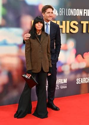 Kris Thykier and Claudia Winkleman attends Is This Thing On? Premiere during the BFI London Film Festival, at the Southbank Centre, Royal Festival Hall in London, England. UK. Tuesday 14th October 2025 Copyright: xJamesxWarrenx adz85055