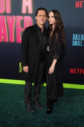 Los Angeles Special Screening Of Netflix s Ballad Of A Small Player 14 October 2025 . Los Angeles, California - Clifton Collins Jr., Bailee MyKell At Los Angeles Special Screening Of Netflix s Ballad Of A Small Player held at The Egyptian Theater in Los Angeles., Credit:Sadou Faye Avalon United States, CA, Los Angeles, The Egyptian Theater  Copyright: xSadouxFayex xAvalonx 1045622566